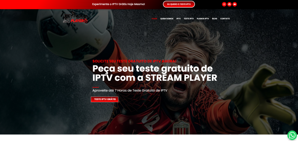 Site IPTV: Assistir TV com STREAM PLAYER 5 Site IPTV