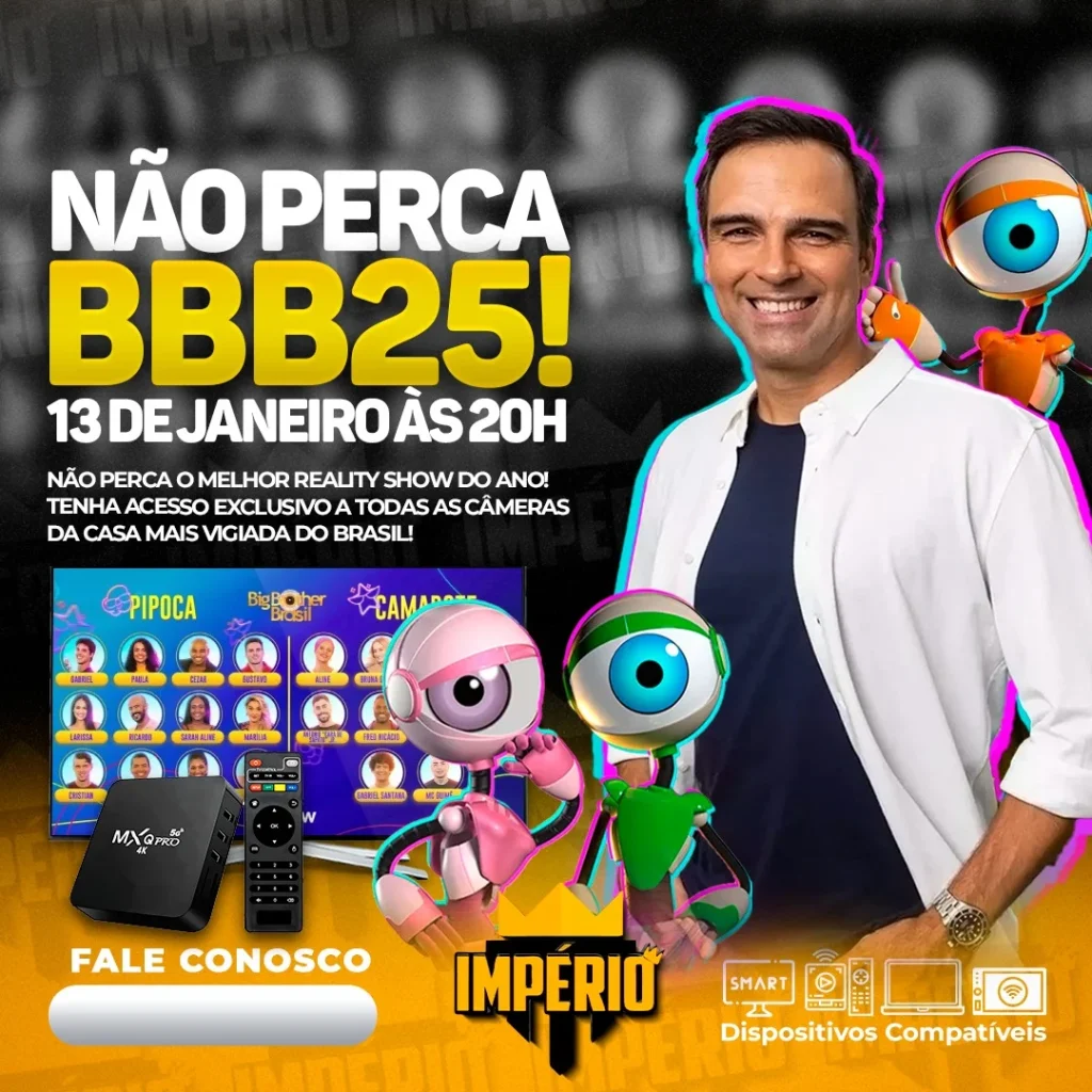 BBB 25: Qualidade e Praticidade Usando o IPTV da Stream Player 6 BBB 25